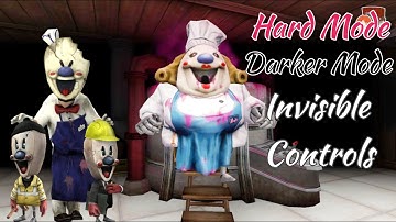 Ice Scream 6 In Hard Darker Mode With Invisible Controls