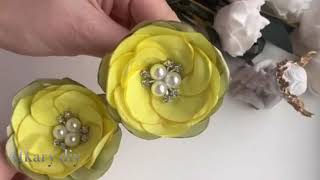 طريعة عمل 3 بندات للشعر بطريقة جديدة وابداعية? إصنعيها بنفسك الجزء 5// Diy hair accessory