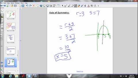4.5 Day 1 - Factored Form - sketching the graph (part 4).wmv