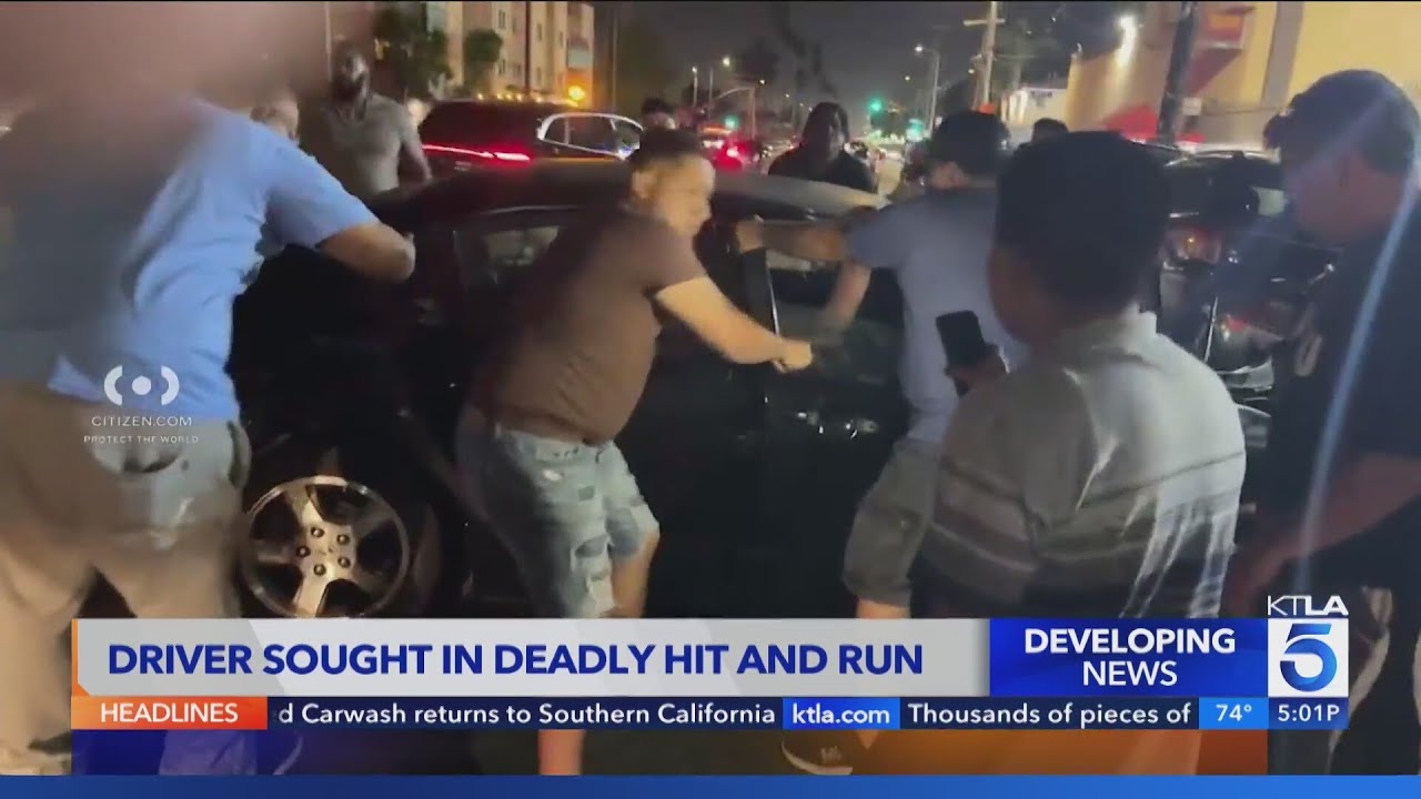 Police searching for woman wanted for deadly hit-and-run crash in South L.A.