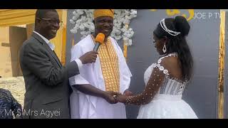 Amazing couple say I Do and till love do us part at the alter