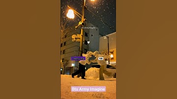 BTS IMAGINE: A beautiful moment with Taehyung🥰💫💞🌨#bts #btsff #btsimagines #btsreaction #taehyung #v