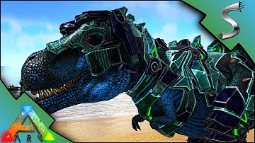 TEK REX SADDLE! MUTATED TEK REX VS ALPHA REX! - Ark: Survival Evolved [S3E91]