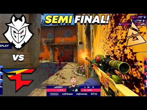 SEMI FINAL! - G2 vs FaZe - HIGHLIGHTS - BLAST Premier | CSGO