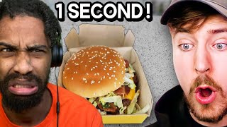 Mr Beast World’s Fastest Big Mac Ever Eaten