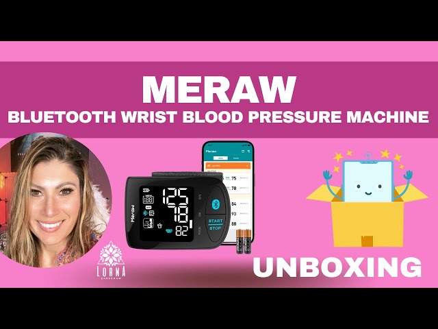 Meraw Blood Pressure Monitor Adult Cuff, Blood Pressure Cuff Monitor Wrist,  Blood Pressure Machine Home Use 5.3-8.5 Irregular Heartbeat Monitoring APP  Automatic Bluetooth High Accuracy Aspen Black : Health & Household 