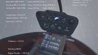 Silantro Unity3D Helicopter Simulator: Robinson R-66 Full VR Flight + Landing