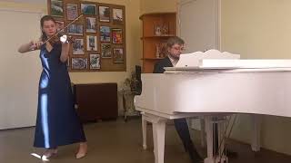 В. А. Моцарт. Соната соль мажор для скрипки и фортепиано