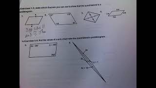 Geometry Unit 7 Parallelograms Converse