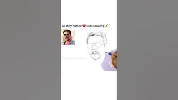 Draw a Akshay Kumar ❤️🤑 #shorts #akshaykumar #art