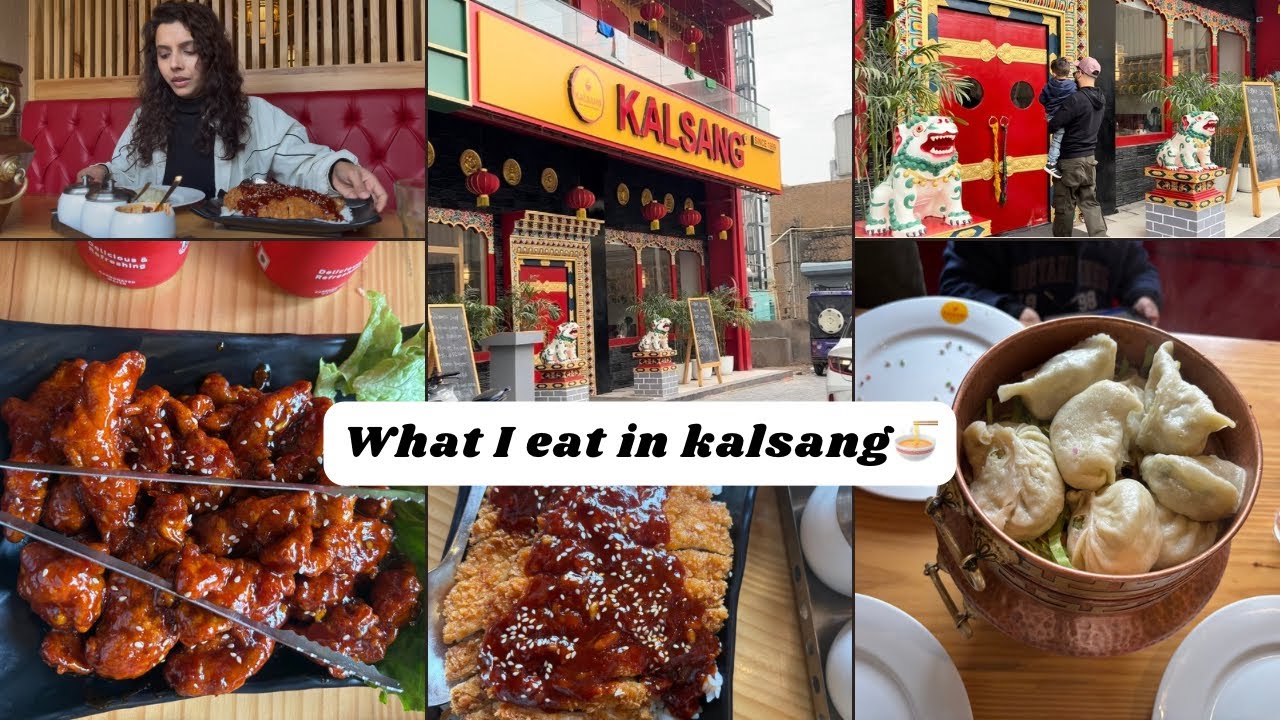 Trying Kalsang Restaurant 🍜Chinese, Tibetan & Korean Food Vlog 🍜🇰🇷