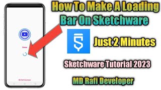 How To Make A Loading Bar On Sketchware 2023 | Sketchware Tutorial Bangla |#sketchwareappdevelopment