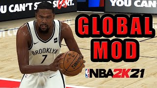 How to install global mod NBA 2k21 (Deibys HD + Looyh)