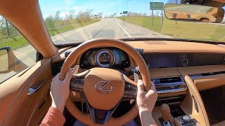 2021 Lexus LC500 - POV Test Drive (Binaural Audio) видео