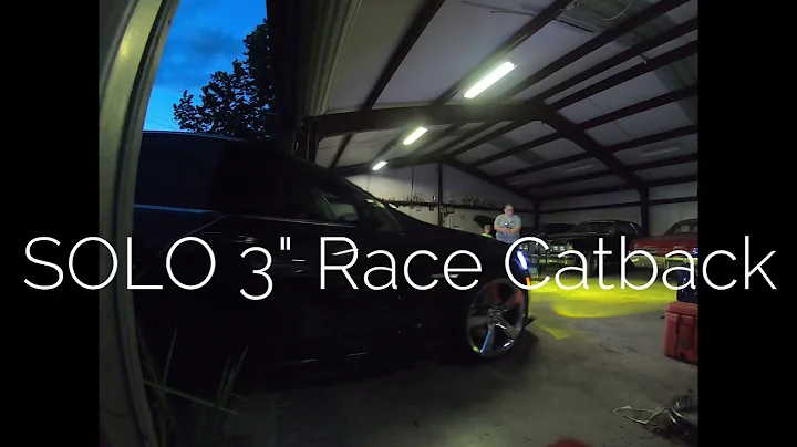 Solo 3" Race Catback VS Stock Pontiac G8 GT Exhaust