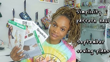 Simplicity $1.99 Pattern haul, September sewing plans!