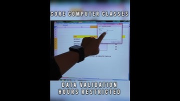 data validation #excel #microsoftexcel