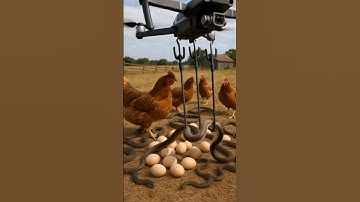 Advanced Drone captures snakes with  special hooking .#sharp #Drohne  #ドローン #drone #shorts