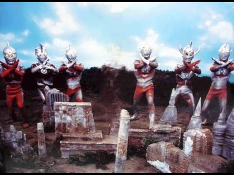 【MAD】ウルトラ兄弟vs怪獣軍団　日本制作風