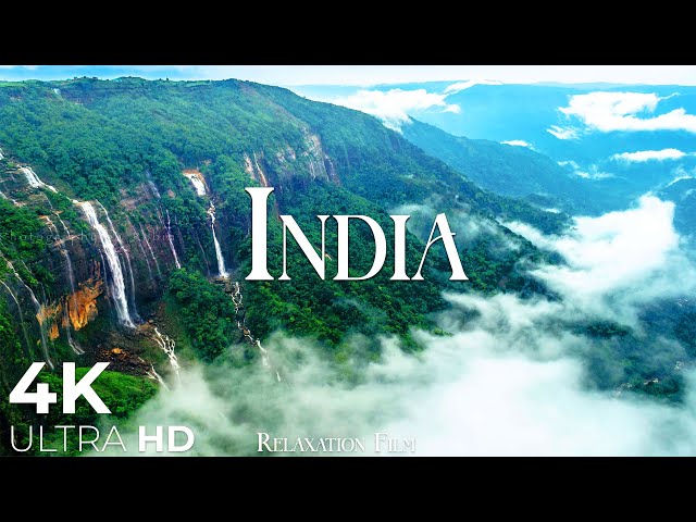 INDIA 4K - Nature Relaxation Film - Peaceful Relaxing Music - 4k Video UltraHD class=