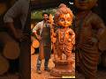 Murugan crafted by oldman | wooden statue | #wood #trending #craftideas #craft