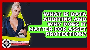 What Is Data Auditing And Why Does It Matter For Asset Protection? - Crisis Response Coach