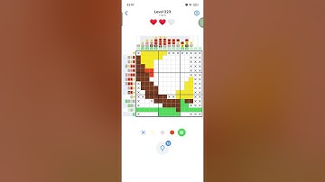Nonogram Color - Level 323 Hard #nonogram​ #nonogramlevel​ #nonogramcolor​