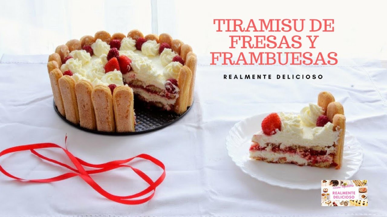 Tiramisú de Fresas | Realmente Delicioso