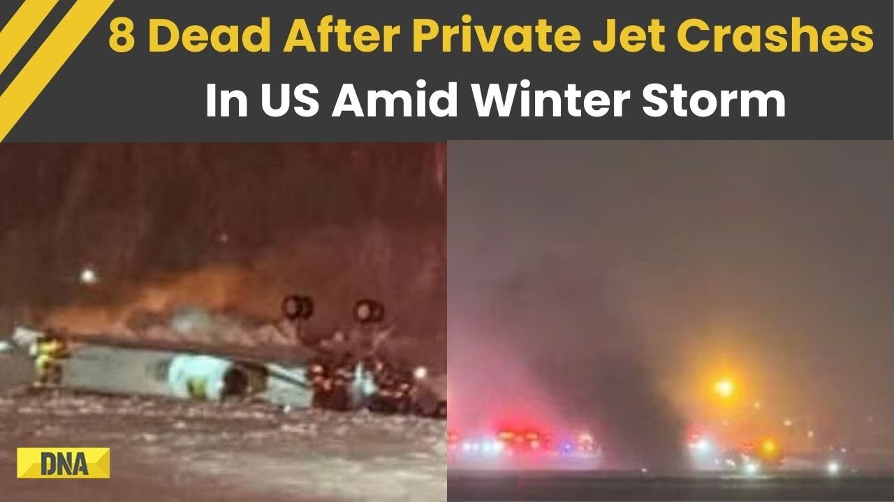 US News: Private Jet Carrying 8 Passengers Crashes During Takeoff At Maine Airport