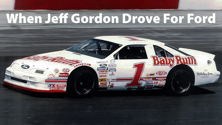 When Jeff Gordon Drove For Ford