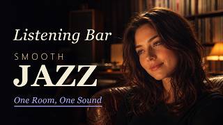 Listening Bar Jazz 🌙 Soft Female Vocals & Smooth Jazz for a Silent Basement Listening Room screenshot 4