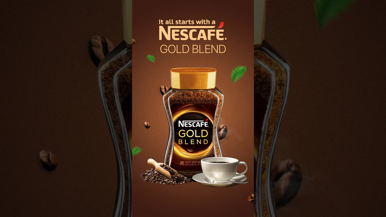 Nescafe Gold Blend Coffee Advertisement. 