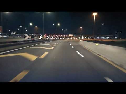 Autostrada italiana con ottima musica di notte Italian highway with excellent music at night