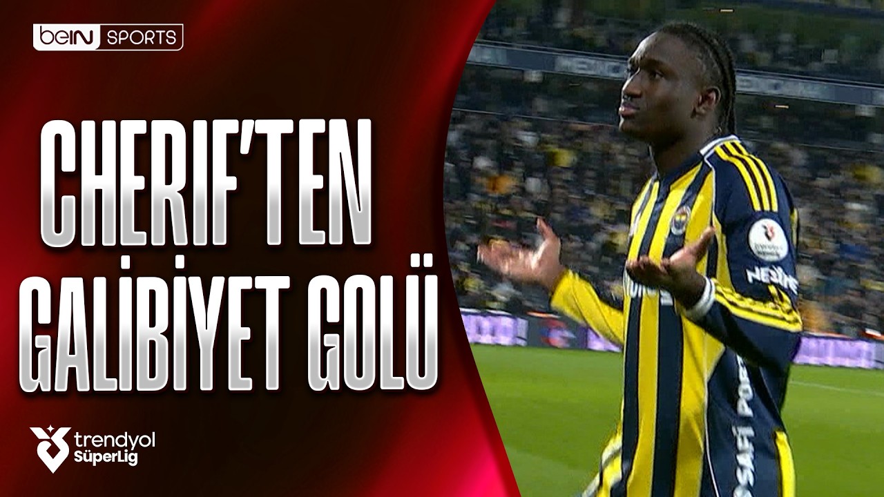Sidiki Cherif'ten Galibiyeti Getiren Gol | Fenerbahçe - Samsunspor | Trendyol Süper Lig