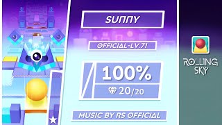 Rolling Sky Official - Sunny Official-Lv.71 100% Perfect Way