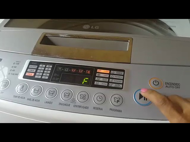 Arco iris Incontable Coche Lavadora LG TurboDrum error F solucionado - YouTube