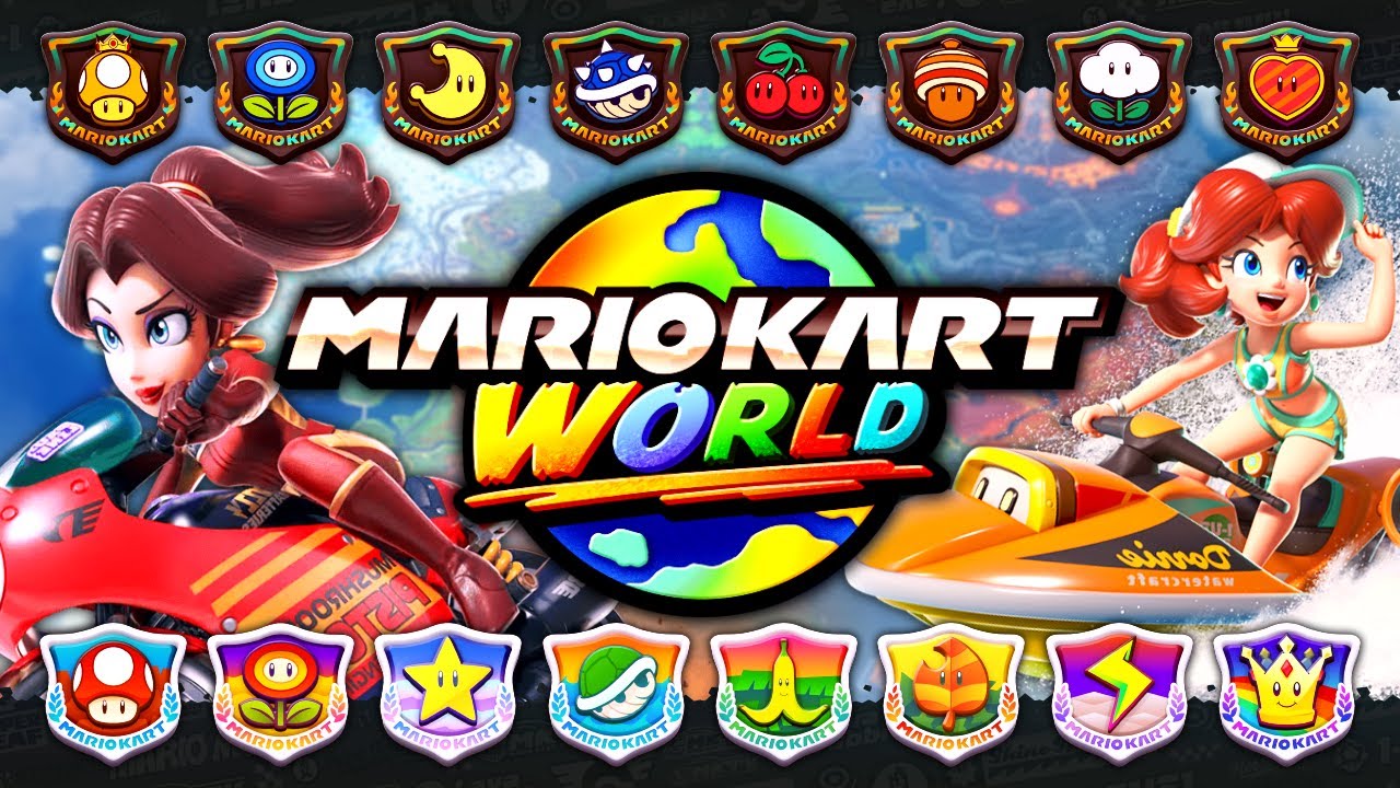 Mario Kart World (2-Player) – Full Game Walkthrough | 150cc Grand Prix + Knockout Tour