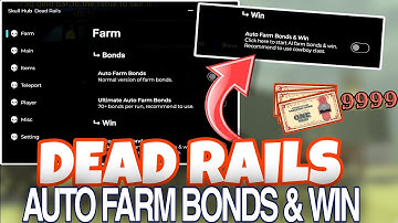 NEW  Best Dead Rails SKULL HUB 💀 Script *Keyless* - Auto Farm Bonds & WIN, Auto Farm Bonds, Auto Kil