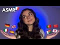 Asmr  trigger words in 8 languages