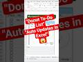 "How to Make a Donut To-Do List in Excel #excel #automation #shortfeed