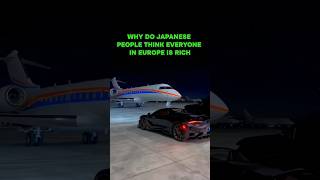 Why Japanese people think everyone in Europe is RICH 😳💶 #japan #europe #japanese #shorts