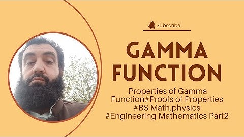 Gamma Function - Properties & Its Application | Integral Calculus | Example Lecture #2 Urdu