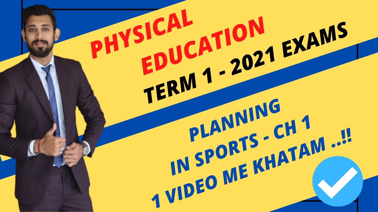 ⁣Planning in sports | Class 12 | Physical education | One shot | Chapter 1