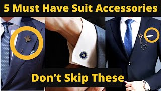 Suit Accessories For Men Formal Dress Tips - YouTube