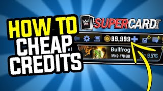 HOW TO GET CHEAPER CREDITS │ WWE SUPERCARD SEASON 7