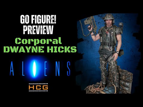 HOLLYWOOD COLLECTIBLES GROUP ALIENS HICKS 1/4 SCALE STATUE PREVIEW