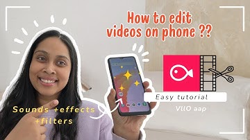 🎬How to edit videos on phone|*easy* tutorial using VLLO| text, effects, stickers and more