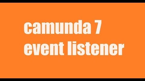 Camunda 7 : How to use a Delegate Expression for an Event Listener