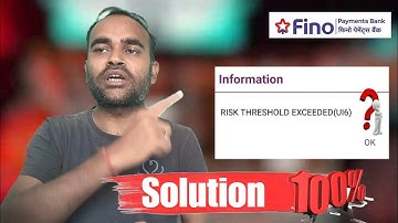 risk threshold exceeded fino payment bank | fino payment bank risk threshold exceeded problem
