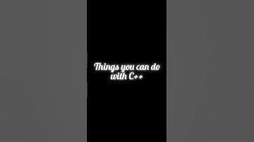 things you can do with C++ #edit #coding #software #development #C++ #programming #tech #ai #shorts
